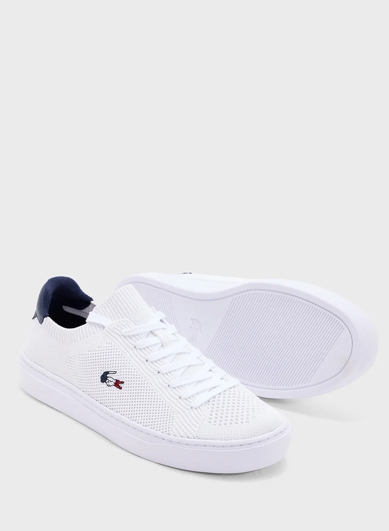 LACOSTE La Pique 2.0 Low Top Lace Up Casual Sneakers