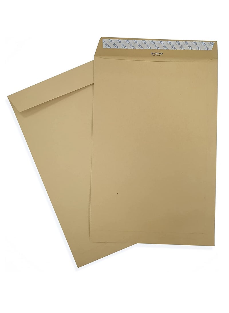 Maxi 50-Piece A4 Size Brown Envelopes  - Image 2