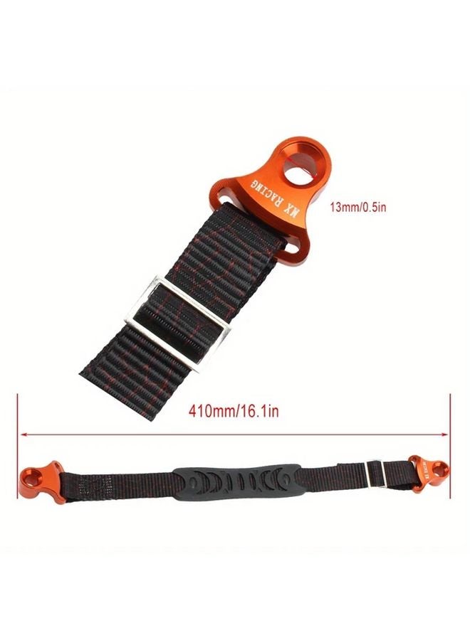 Green Motorcycle Fork Rear Seat Rescue Strap Sling Pull Belt for Honda CRF Yamaha YZF250 - Image 3