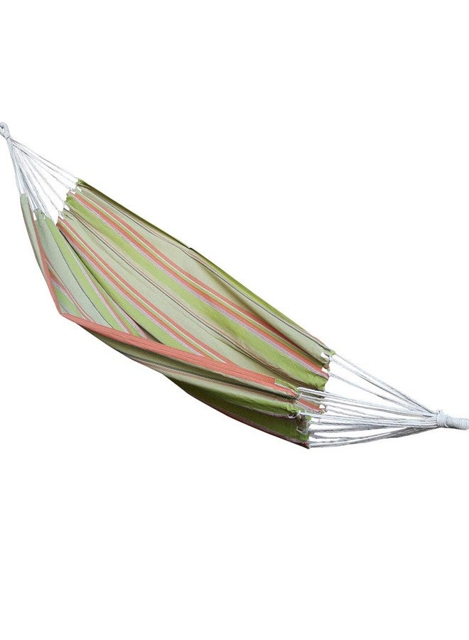 Hangit Fabric Cotton Hammock (Green Stripes, 396 Centimeters) - Image 4