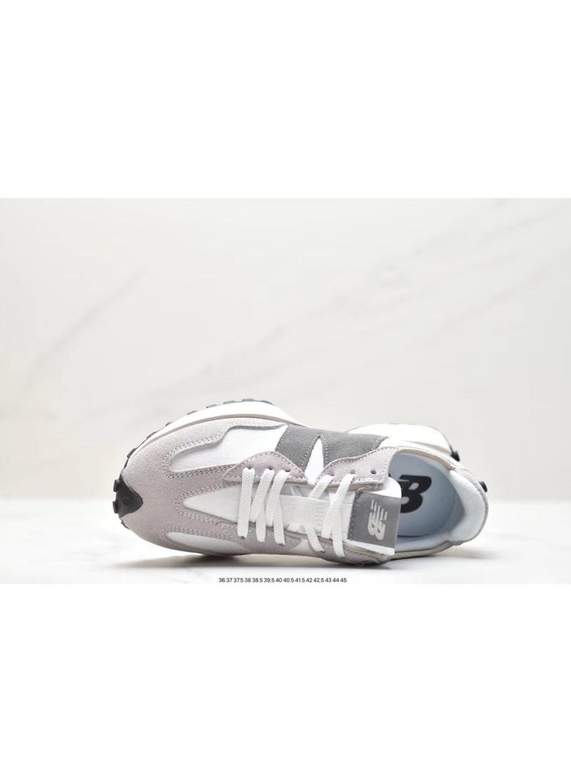 ان بي - NB 327 حذاء رياضي غير رسمي للجنسين رمادي - Image 1