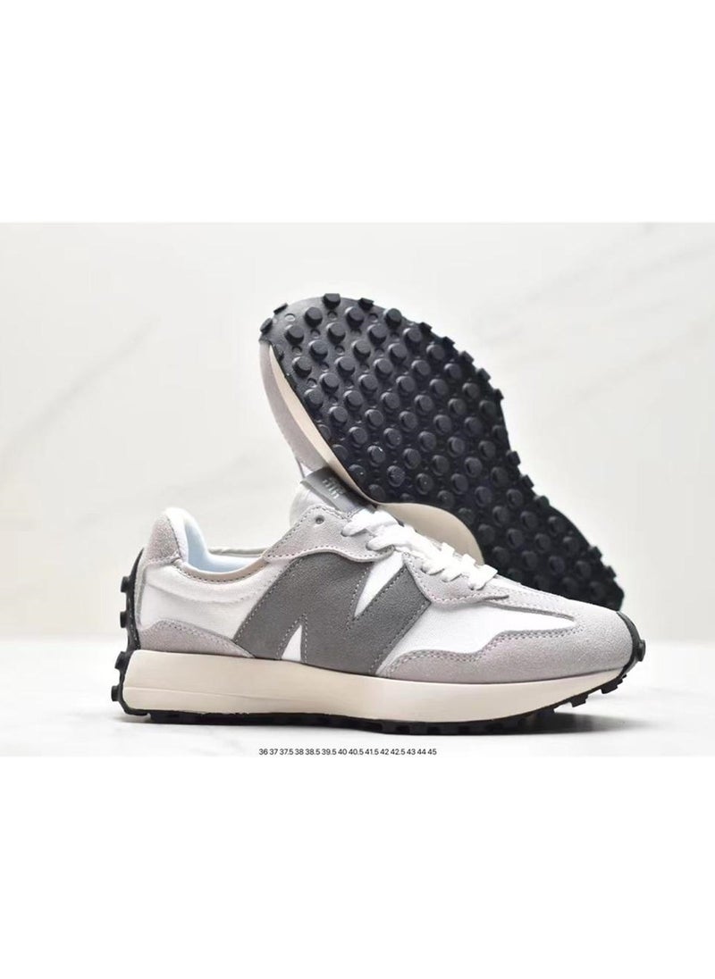 ان بي - NB 327 حذاء رياضي غير رسمي للجنسين رمادي - Image 1