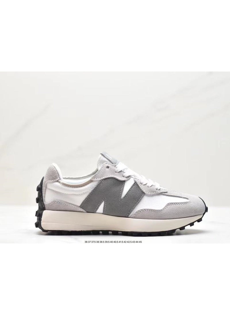 ان بي - NB 327 حذاء رياضي غير رسمي للجنسين رمادي - Image 1