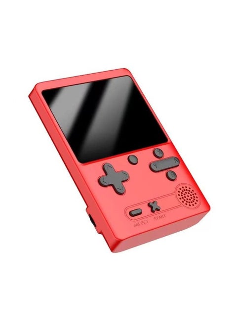 SYOSI Retro Handheld Game Console for Kids Portable Video Game Console with Gamepad and 3 In Screen Built-in 500 Classic FC Games Rechargeable Battery Support for Connecting TV and 2 Players Red