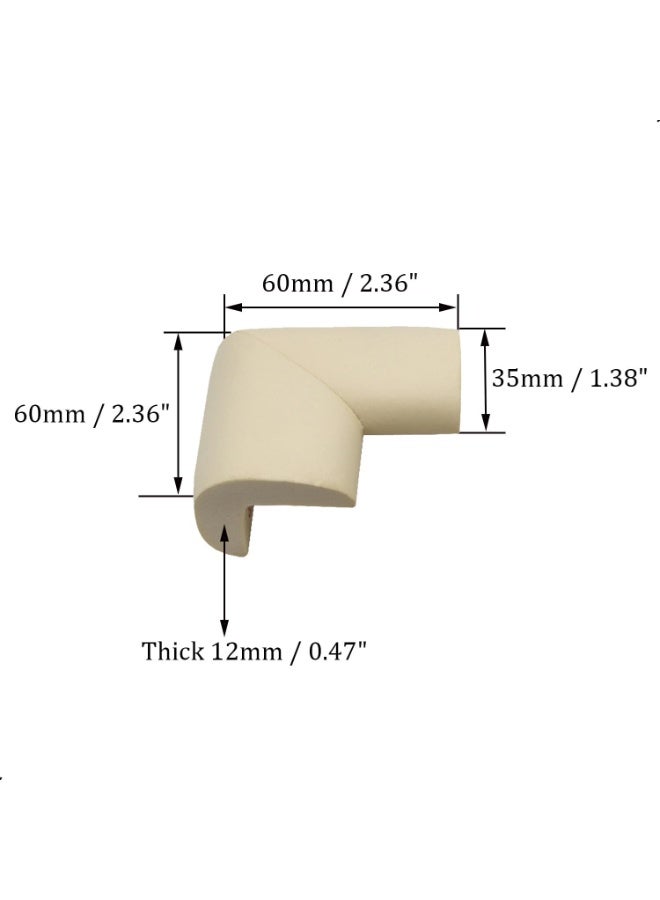 Soft Foam Corner and Edge Protector for Kids, Long Corner Guard, Child Safe Desk Protector, Beige Corner Guard  - Image 3