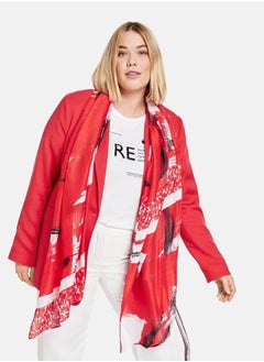 Long open cardigan