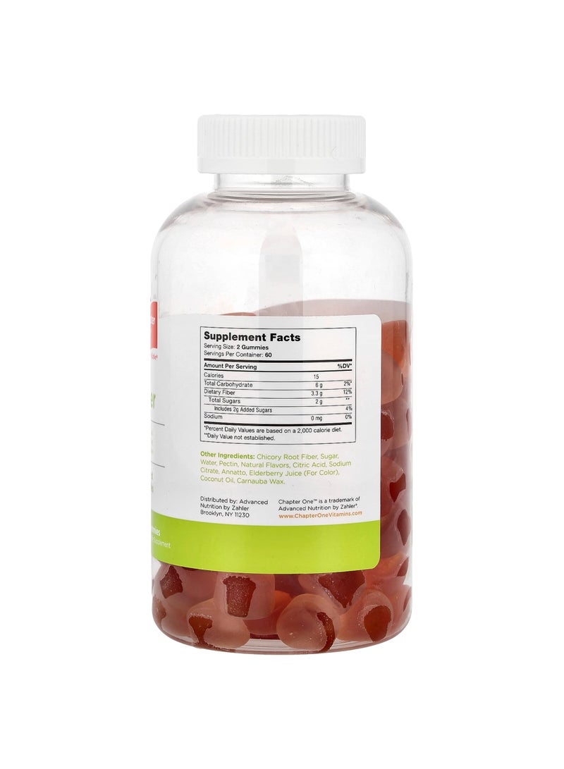 Fiber Gummies, Flavored, 120 Gummies
