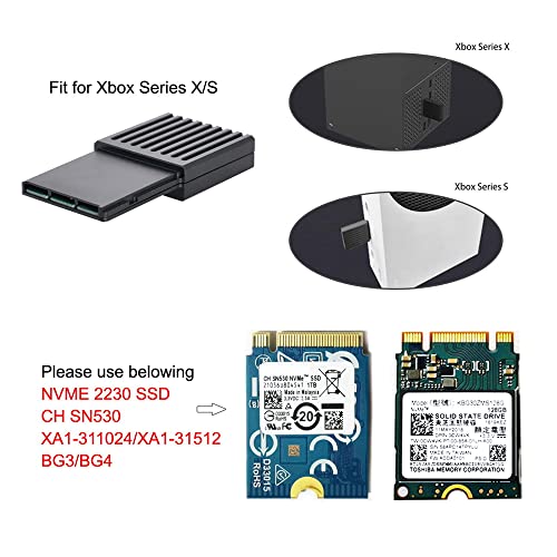 NFHK CF-Express Type-B to M.2 NVMe 2230 M-Key Adapter CFE for Xbox Series X&S CH SN530 SSD PCIe4.0 Expansion Memory Card - Image 2