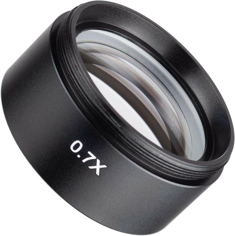AmScope SM07 0.7X Barlow Lens For SM Stereo Microscopes (48mm) - Image 1