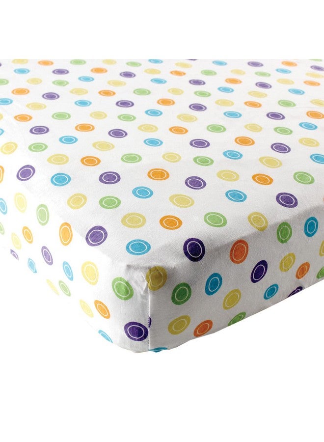 Luvable Friends Unisex Baby Fitted Playard Sheet, Yellow Geometric, One Size