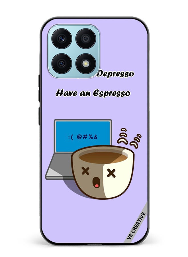 VR CREATIVE Protective Case Cover For Honor X8a Quote Design Multicolour - Image 1