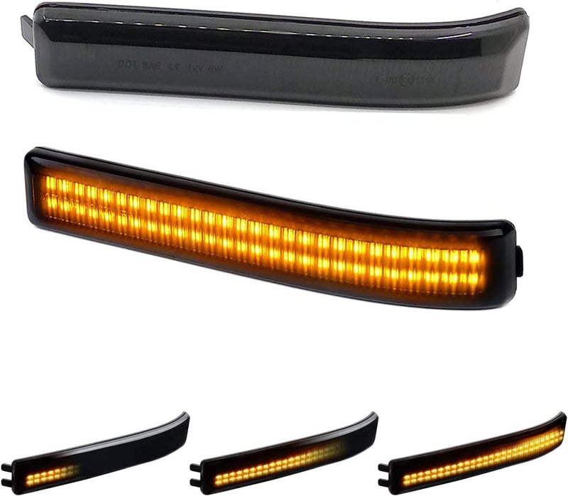 Xinctai Sequential Amber LED Side Mirror Marker Lights for Ford F150 2009-2014 & SVT Raptor 2010-2014 - Image 1