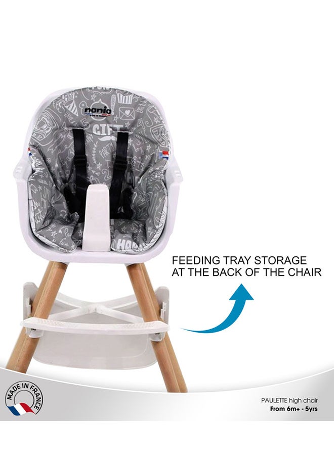 2 In 1 Paulette Highchair With Reversible Cushion - Typo - pzsku/Z21183D1C0A23CB190545Z/45/_/1716202561/0862ac65-22ba-406b-820a-ed444bf7e4d2