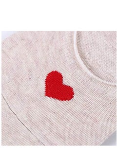 KASTWAVE 5 pairs Anti Slip Socks Kids Socks Low Cut Ultra Soft Cotton Anti Slip for Girls  - Image 4