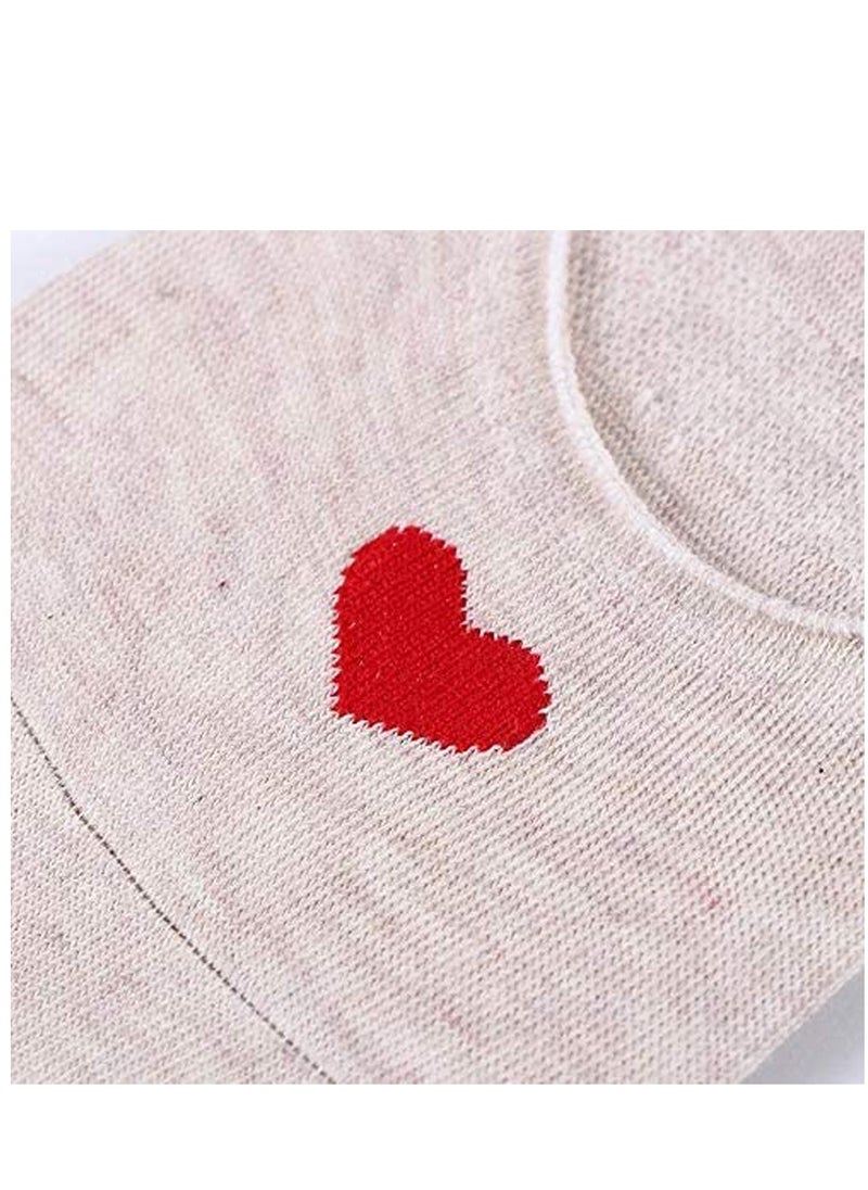 KASTWAVE 5 pairs Anti Slip Socks Kids Socks Low Cut Ultra Soft Cotton Anti Slip for Girls  - Image 4