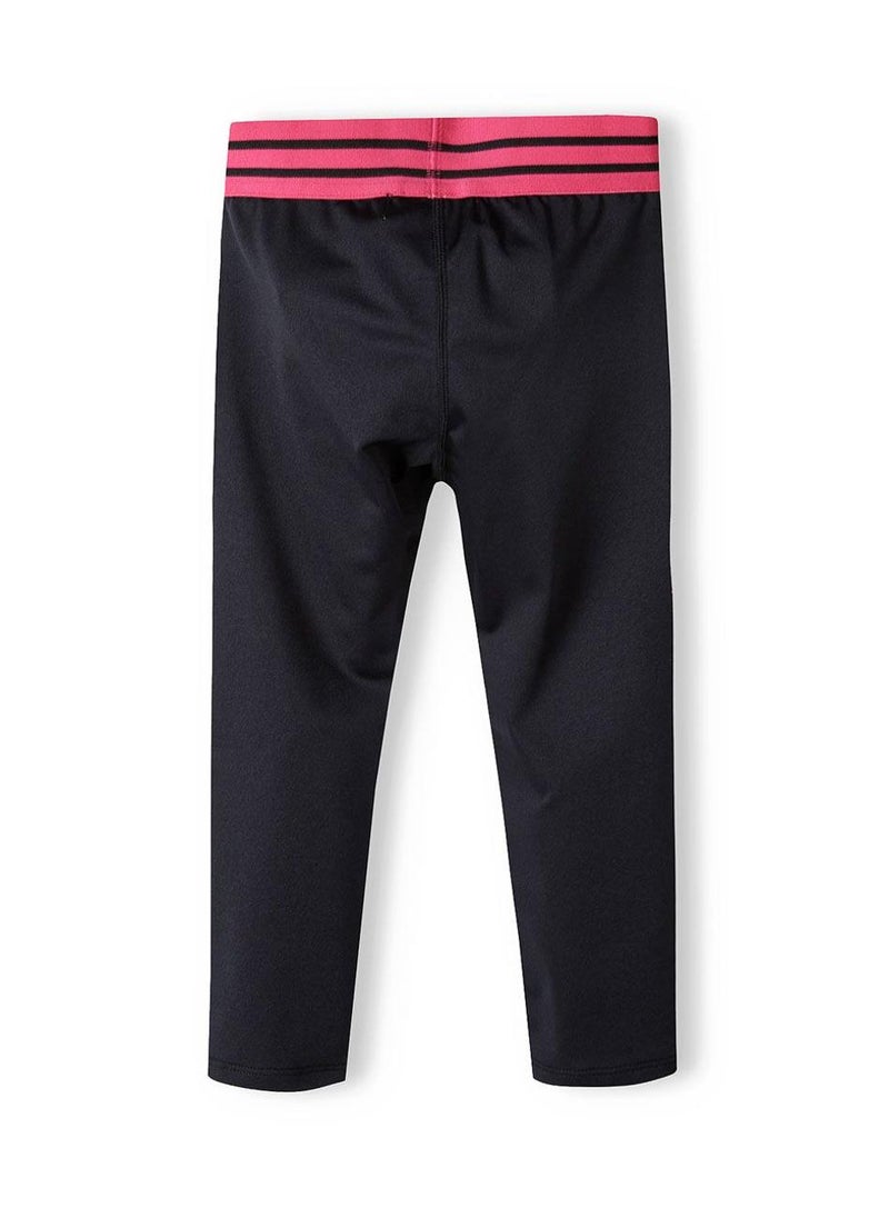 MINOTI Girls Motivational Leggings with Stretch Waistband Activewear - Image 3