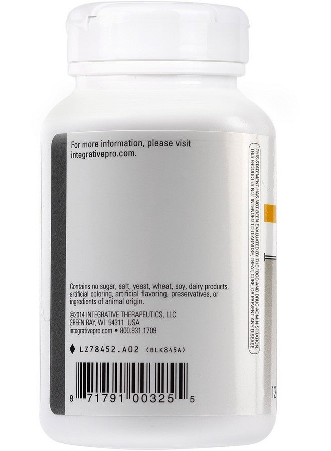Integrative Therapeutics Fiber Formula Supplement To Support Colon Health* With True Dispersion Technology And Psyllium Seed Husk Pectin Oat Bran And Guar Gum Dairy Free Vegan 120 Capsules - Image 3