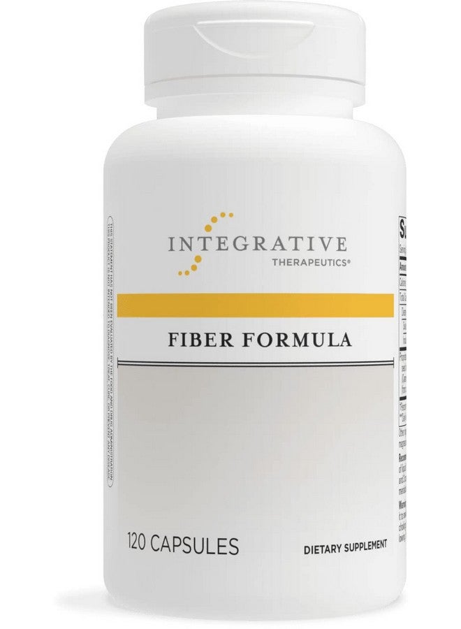 Integrative Therapeutics Fiber Formula Supplement To Support Colon Health* With True Dispersion Technology And Psyllium Seed Husk Pectin Oat Bran And Guar Gum Dairy Free Vegan 120 Capsules - Image 1