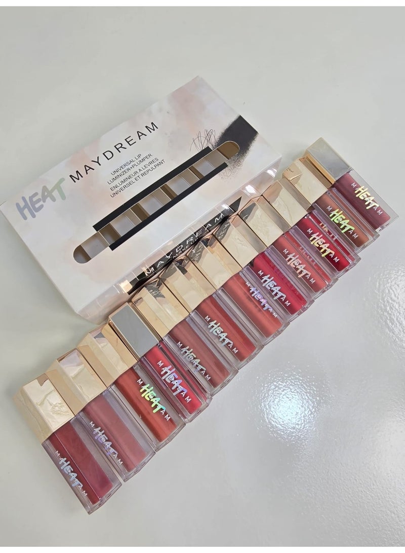 مي دريم مجموعة أحمر شفاه "مي دريم" – 12 لونًا فاخرًا لإطلالة أنثوية ساحرة - Image 2