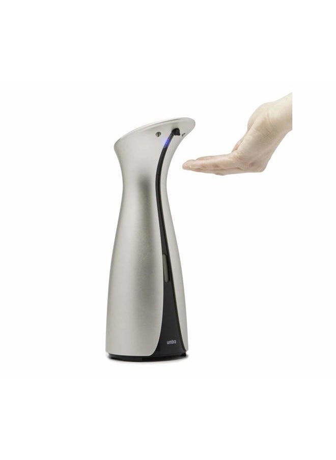Curls Otto Automatic Soap Dispenser Touchless, Hands Free Pump for Kitchen or Bathroom, 8.5 OZ, Nickel  - Image 5