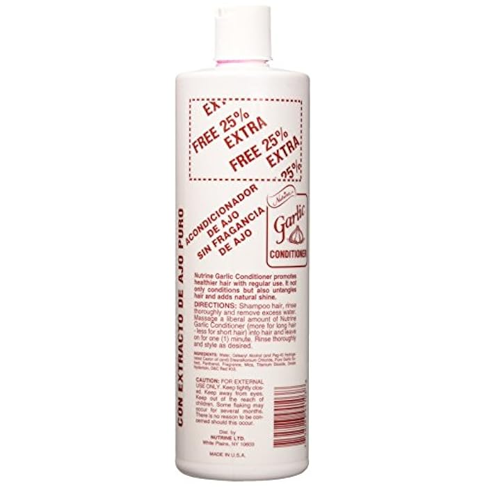 Nutrine Garlic Conditioner 20 oz - Image 2