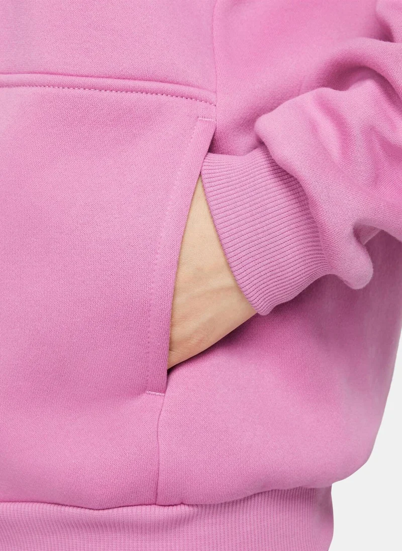 نايكي هودي بسحاب كامل للأطفال بنمط Club Fleece بقصة واسعة
