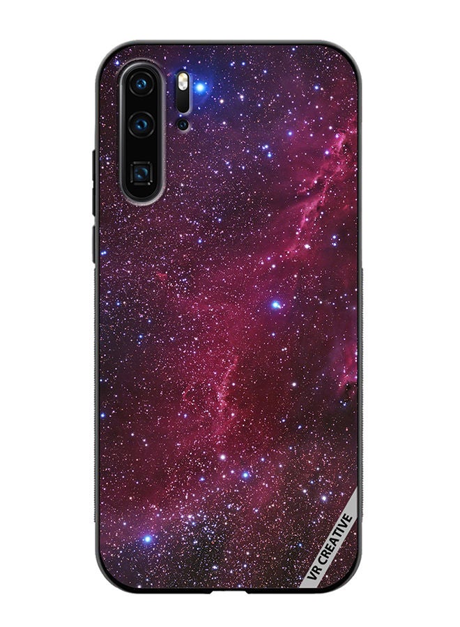 VR CREATIVE Protective Case Cover For Huawei P30 Pro Galaxy Stars Space Design Multicolour - Image 1
