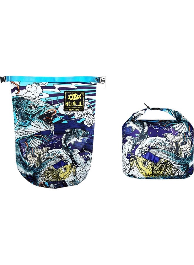 Fishing King Live Fish Bag, Waterproof, Thickened, Fish Protection Bag, Foldable Fishing Bag, Fish Storage Bag, Fishing Tackle, Large Size - Image 1
