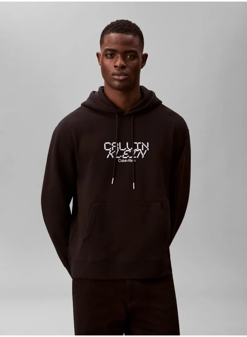 كالفن كلاين سويتشيرت بطبعة غرافيك