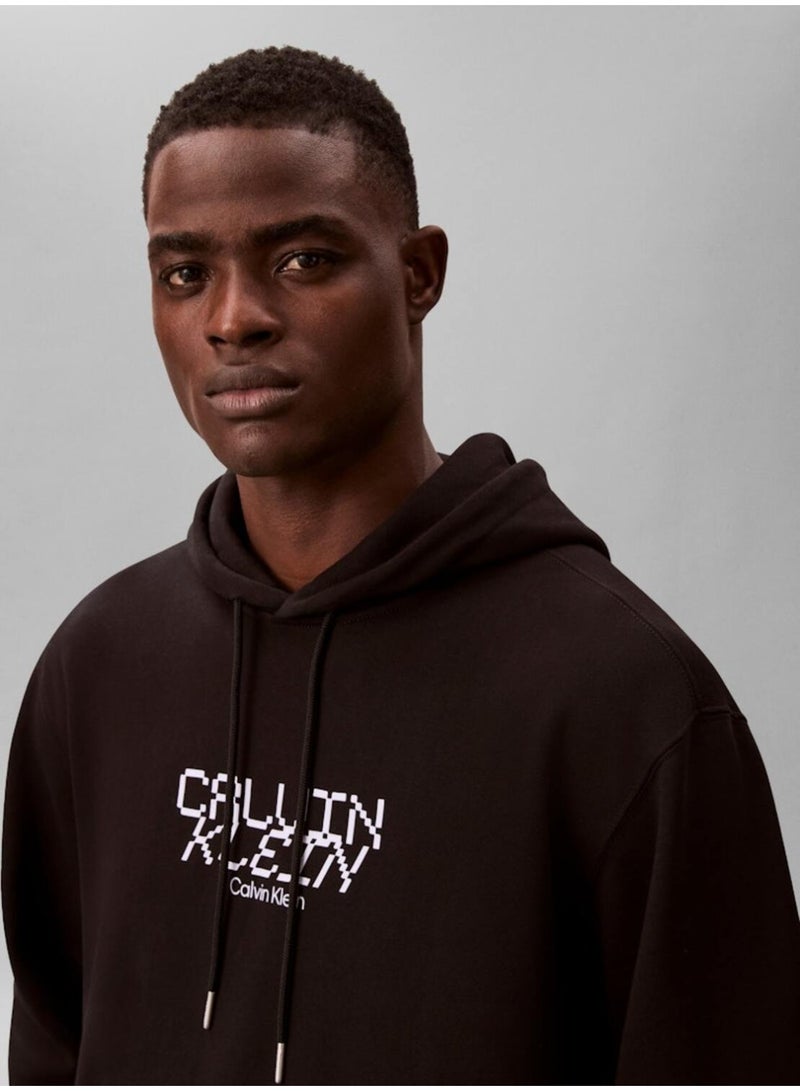 CALVIN KLEIN Graphic Fleece Sweatshirt - Image 4