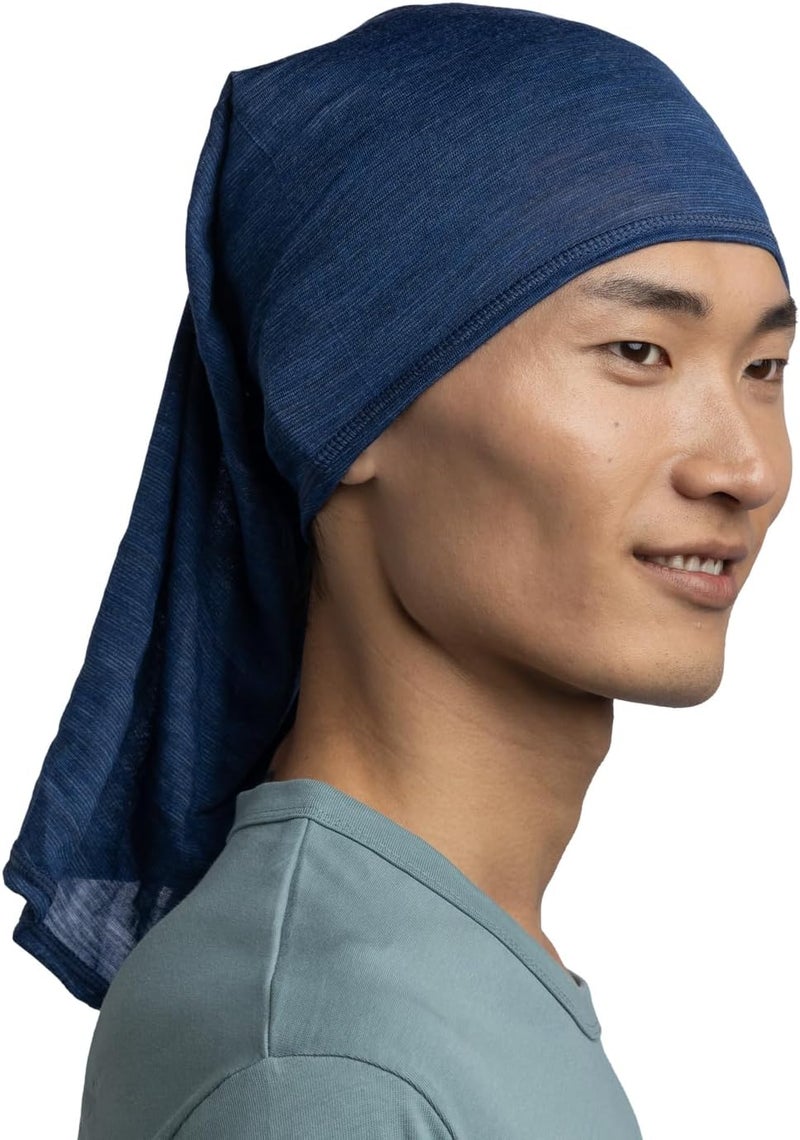 BUFF Merino Lightweight Multifunctional Neck Gaiter - Blue Indigo - Image 3