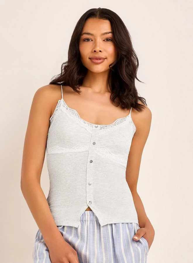 Splash FAV Camisole with Lace Trim