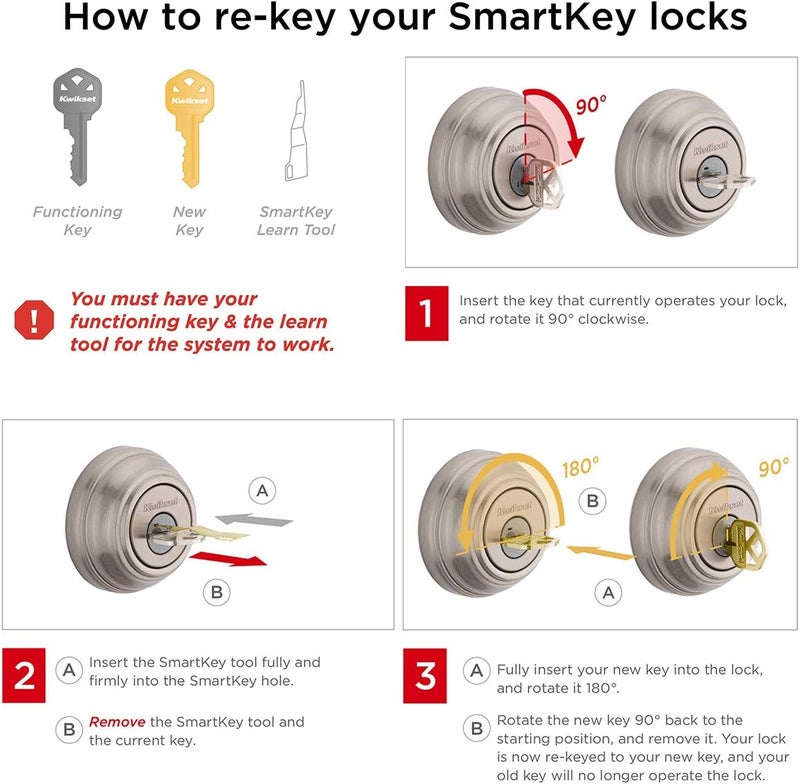 Kwikset 96900381 690T 15 SMT BBPKG Satin Nickel Tylo Entry Combo Set - Image 4
