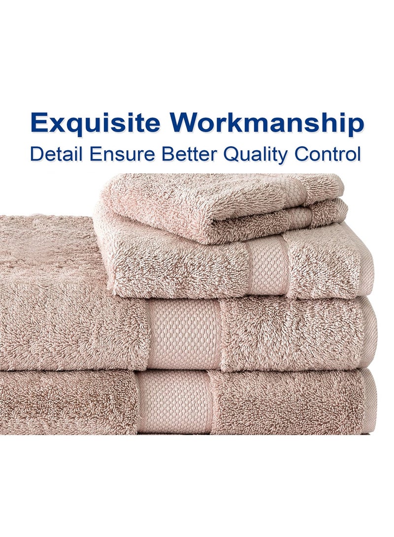 Lavish Touch 100% Combed Cotton 600 GSM Face towel (12 Pack, 33 x 33 cms) - Highly Absorbent Quick Dry and Soft Towels - Image 4