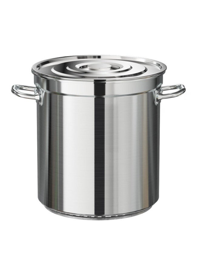 All-round Quanshi Stainless Steel Ribbed Braised Barrel Energy-saving Soup Barrel Soup Pot Cooking Porridge Stew Meat Barrel Commercial Water Pot Coal Gas Stove Universal - Image 3
