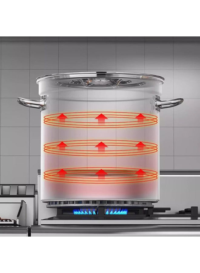 All-round Quanshi Stainless Steel Ribbed Braised Barrel Energy-saving Soup Barrel Soup Pot Cooking Porridge Stew Meat Barrel Commercial Water Pot Coal Gas Stove Universal - Image 5