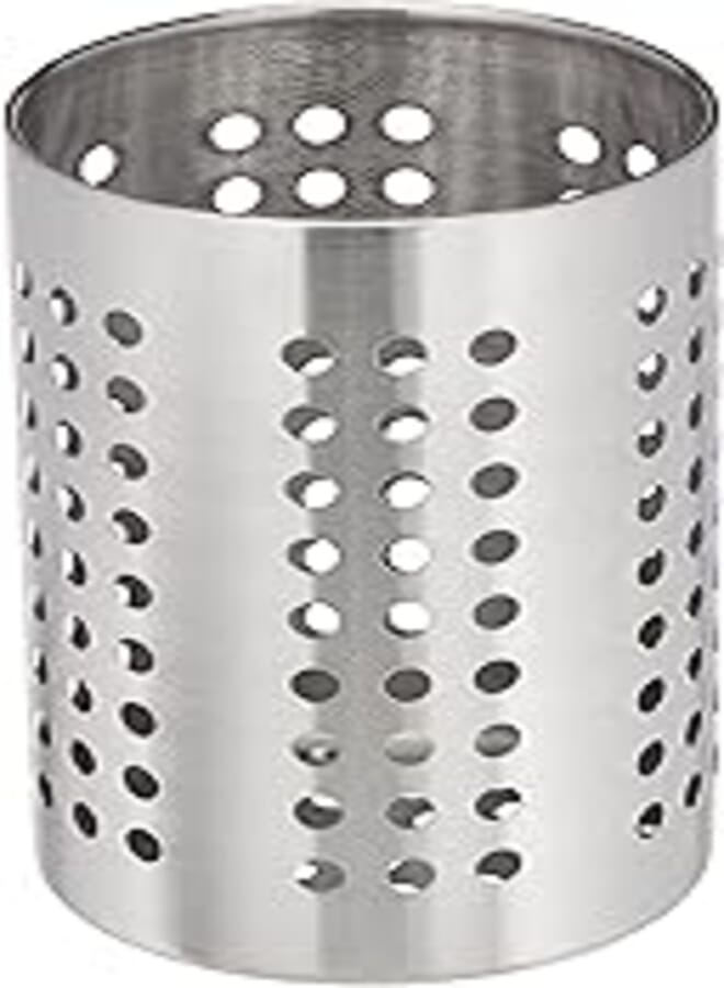Ikea Kitchen Utensil Caddy Cooking Tools Holder, Stainless Steel, Steel, 14 x 12 x 13.5 cm