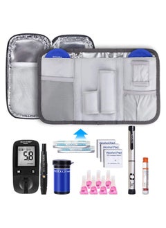Leng Ke Insulin Cooler Travel Carrying Case Diabetic Medication Cooling Bag with 2 Ice Packs  - Image 4
