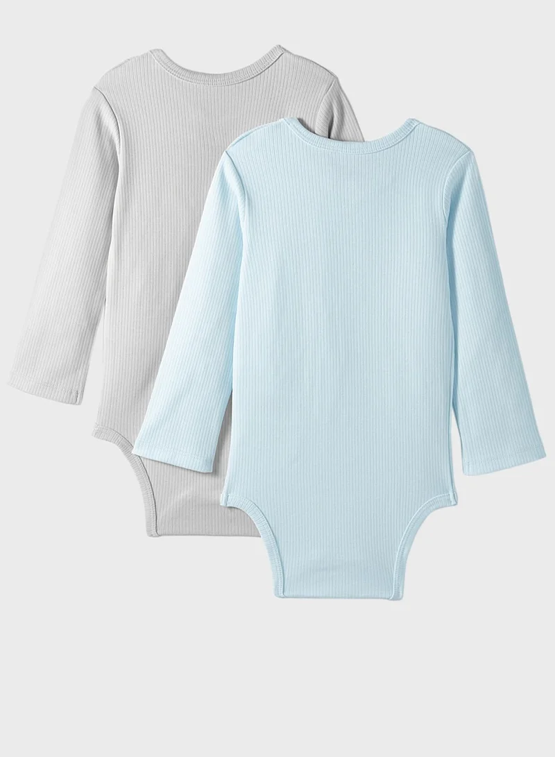 JUNE Infant 2 Pack Assorted Bodysuit