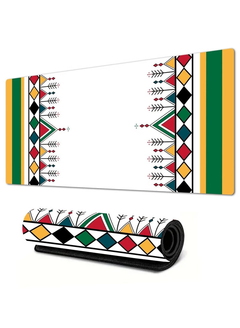 بيوينتي لوحة ماوس مكتب كبيرة، لوحة ماوس ألعاب مقاومة للماء، 800 × 300 × 3 مم، 31.5 × 11.8 × 0.157 بوصة، لوحة ماوس ألعاب، حصيرة مكتب XXL، حصيرة مكتب غير قابلة للانزلاق، لوحة ماوس ألعاب XL، وسادة ماوس مكتب مطاطية سميكة، مناسبة للألعاب والمكتب والاستخدام المنزلي - Image 1