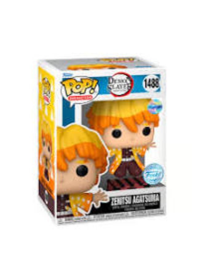 Funko Pop! Anime: Demon Slayer - Zenitsu (Kneeling)(Exc) - Image 3