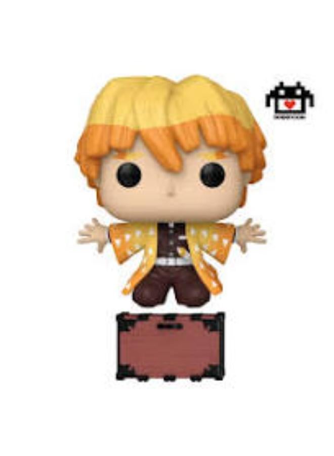 Funko Pop! Anime: Demon Slayer - Zenitsu (Kneeling)(Exc) - Image 1