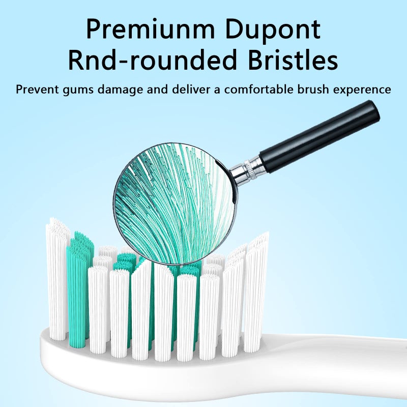 Aoremon Replacement Toothbrush Heads Compatible with Philips sonicare E-Series, 6 Pack Replacement Brush Heads Come with Caps - Image 4