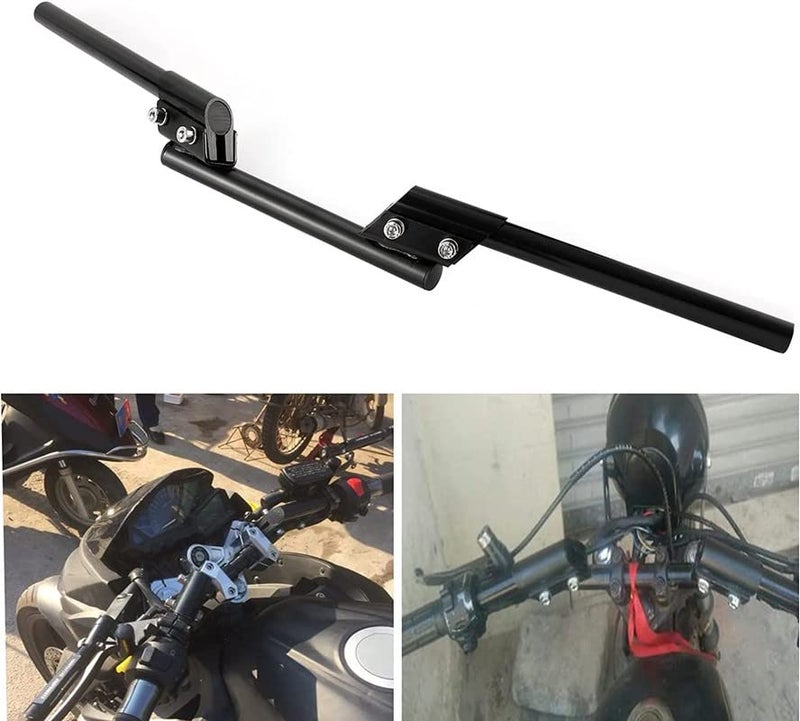 Lovmoto Universal Motorcycle Handlebars 7/8" 22mm, Adjustable Handle Bar Steering Handle Bar Motorcycle Sport Bike (Black) Comfortable with Pul-SAR 150 Dt-si - Image 5
