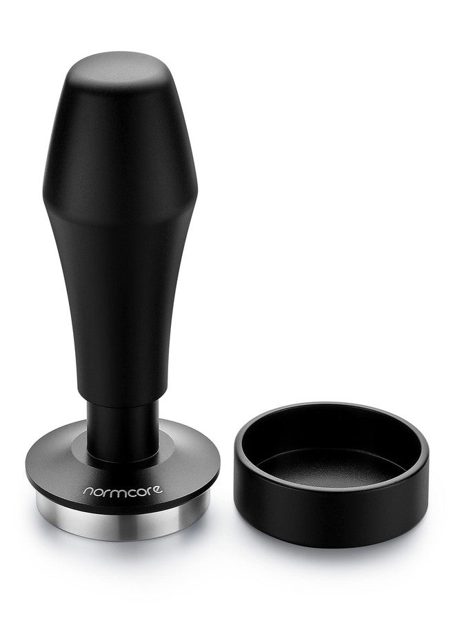 Normcore Coffee Tamper 51.5mm - Spring-loaded Tamper - Barista Tools - Barista Tools - Barista Coffee Tamper with Anodized Aluminum Tamper Stand Holder - Stainless Steel Flat Base - Image 1