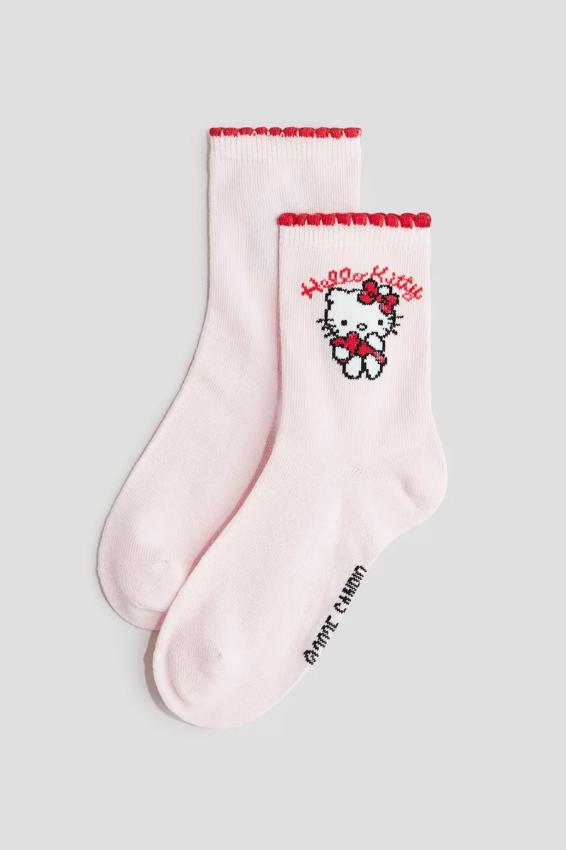 H&M 5-pack motif-detail socks