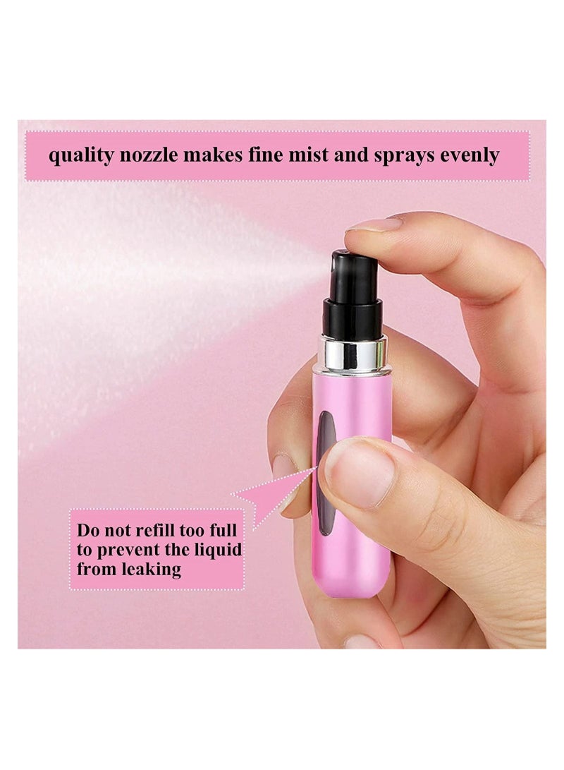 رولستيمي عطر البخاخة زجاجات ، 3 قطعة 6 مللي إعادة الملء رذاذ زجاجة صغيرة وندرفيل فارغة السفر زجاجة ل محفظة حقيبة جيب الأمتعة - Image 4