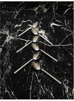 Doğuş Pazar 24 Pieces Stainless Lux Teaspoon Stick Teaspoon  - Image 2