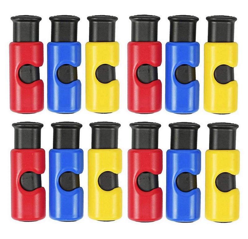 ALAZCO 12pc BPAFree Premium Quality ALAZCO Bag Clips  Value Set Food Fruit Bread Bag Cinch NonSlip Grip EASY Squeeze  Lock