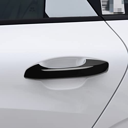 DLOVEG Car Exterior Door Handle Cover Compatible for 2021 2022 2023 2024 2025 Kia K5 GT GT-Line Accessories Door Handle Protectors with Smart Key Holes Glossy Black - Image 4